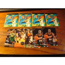 1995-1996, 9-Cards, GARY PAYTON, HOF, Sonics
