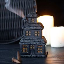Incense Cone Holder - Black Haunted House Incense Cone Holder
