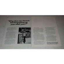 1973 2-page Investor-Owned Electric Light & Power Companies Ad