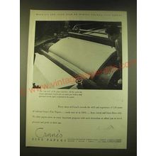 1951 Crane's Fine Papers Ad - the 150th year of making Crane's Fine Paper