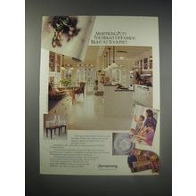 1990 Armstrong Country Collection Solarian Floor Ad