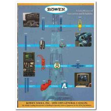 Bowen Tools Inc 1993 Vintage Catalog Oil Drilling Equipment Oilfield