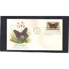 FDC Fleetwood 1713 13c Checkerspot (Cachet-U/A) Paul Connor CV42849