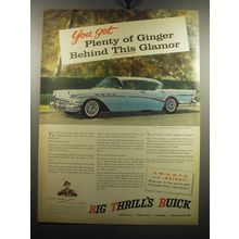1957 Buick Cars Ad - You get plenty of Ginger behind this Glamor