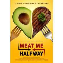 Meat Me Halfway Poster Canvas Movie Film Print A0 A1 A2 A3 A4 A5 A6 Art Wall Dec