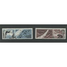 Russia 3218-3219, 1966 Game Reserve, VF, MNH (RU377)