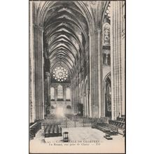 La Rosace, Cathedrale de Chartres, c.1920s - Lévy et Neurdein CPA ND341
