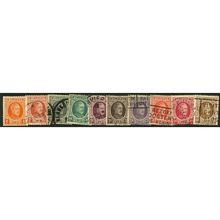 1922/1925 10 different values - fine used (o)