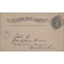 Canada Squared Circle Cancel, Peterborough ONT, 1894