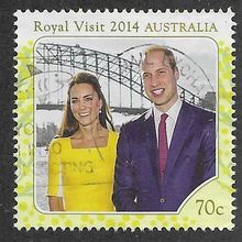 AUS 2014 70c 'ROYAL VISIT 2014' FINE USED (EBID68-547)