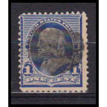 Used 219 1c Benjamin Franklin Average Plus RA0646
