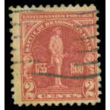 Used 688 2c Battle of Braddock Barely Clears M07156