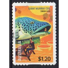 Australia 2023 Aussie Big Things - Giant Murray Cod, Vic $1.20 s/a Used