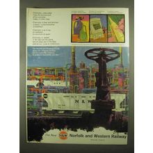 1965 Norfolk and Western Railway Ad - Chemistry