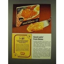 1973 Ore-Ida Hash Browns Ad - Good Eatin'