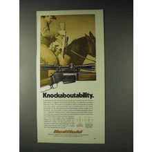 1973 Redfield Scopes Ad - Knockaboutability