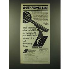 1980 Daisy Power Line Model 717 Air Gun Ad - This special offer to NRA Members