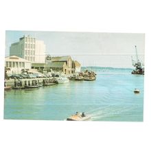 POOLE HARBOUR, DORSET unused vintage postcard colourmaster