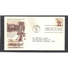FDC Art Craft 1595 13c Liberty Bell (Cachet-Typed/A) CV41739