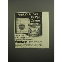 1951 John Middleton Walnut Blend Tobacco Advertisement - America's No. 1 gift