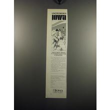 1972 Iowa Tourism Ad - Uncrowded Iowa That's what makes it a good place