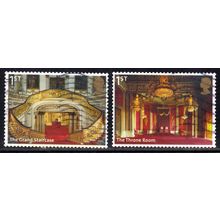 GB 2014 QE2 Set 1st x 2 Buckingham Palace SG 3595 - 6 Self Adhesive ( G1125 )