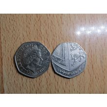 GB 2014 Elizebeth II Decimal 50p Coin