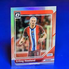 2024-25 Donruss Panini #96 Erling Haaland, Norway OPTIC Silver Holo Prizm