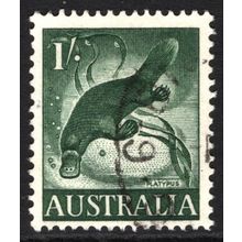 AUSTRALIA 1959/62: AUSTRALIAN ANIMAL DEFINITIVES - 1/- PLATYPUS USED (G1)