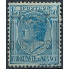 Prince Louis II: 1.50fr - Monaco 1927 - FH - MiNr 96 (B)