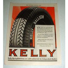 1930 Kelly Springfield Tire Tires Ad - Sold Exlusively!