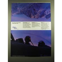 1987 Allied Signal Garrett Electronic Peripheral Vision Display Ad
