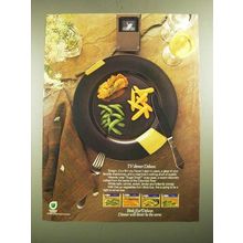 1987 Birds Eye Deluxe Dinner Ad - TV Dinner Deluxe