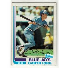 1982 Topps baseball card 518 Garth Iorg– Blue Jays