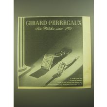 1945 Girard-Perregaux Watches Advertisement - Fine watches since 1791