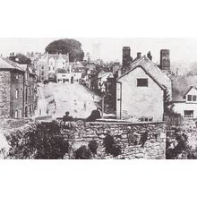 Shropshire Daily Star Ludlow Bridge Victorian Era Newspaper Postcard