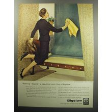1957 Bigelow Carpets Ad - Nothing begins a beautiful room like a Bigelow