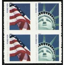 4489b, Mint NH Block of Four With NO SLITS Major Error * Stuart Katz