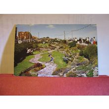 SUNKEN GARDEN, CROMER, NORFOLK used postcard 1964 pm =