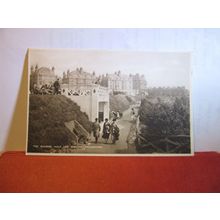 MADEIRA WALK & SHELTER, FOLKESTONE,, KENT.. unused antique postcard =