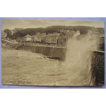 pre 1918 postcard Clevedon, Somerset - Rough Sea
