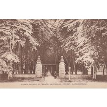 ED 461 MARLBOROUGH - SAVERNAKE FOREST -GRAND AVENUE ENTRANCE - . PRINTED