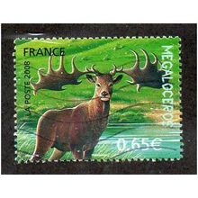 FRA 2008 65c 'PREHISTORIC ANIMALS' FINE USED (EBID20749)