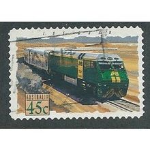 AUS 1993 45c (S/A) 'TRAINS- THE GHAN' FINE USED (EBID35-791)