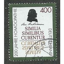 GER 1996 400pf '200TH ANN OF HOMEOPATHY' FINE USED (EBID52-383)