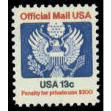 O129 13c Eagle Fine MNH G0619