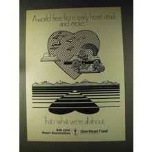 1976 American Heart Association Heart Fund Ad
