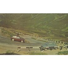 The Devils Angel Perthshire Classic Cars Map Scottish Old Postcard