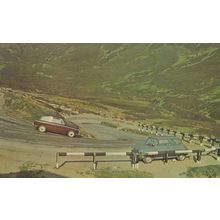 The Devils Angel Perthshire Classic Cars Map Scottish Old Postcard