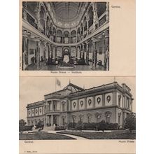 Geneve Musee Ariana Vestibule Switzerland 2x Postcard